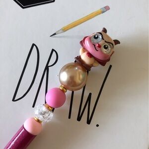 Disney Doorables: Hercules: Phil handmade beaded pen
